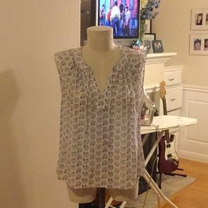 Rebecca Taylor 100 percent silk blouse.